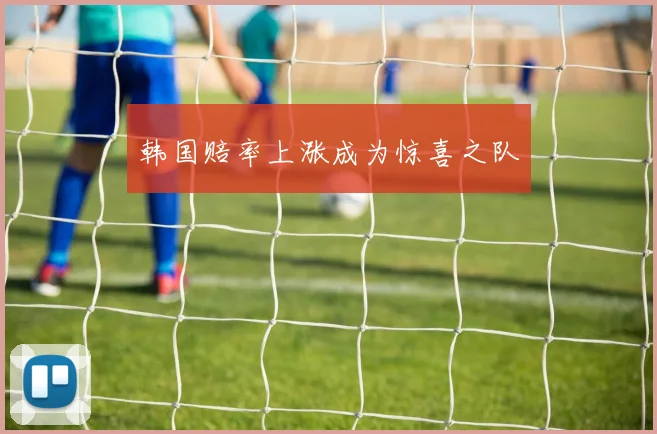 韩国赔率上涨成为惊喜之队